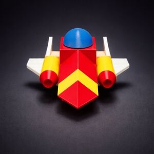 Colorful Space Rocket Toy